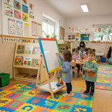 CARLA HOME 2-in-1 Kids Art Easel Chalkboard & Whiteboard - Extra Image
