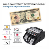 CARLA HOME Money Counting Machine with Uv Detection Bill Counter - Close-Up Angle