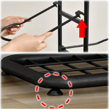 CARLA HOME Ball Storage Rack - 3-Tier Sports Organiser - Close-Up Angle