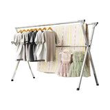 CARLA HOME Clothes Drying Rack Folding Indoor Outdoor, Grey, Kitchen