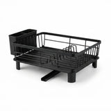 CARLA HOME Dish Drying Rack with Drainboard & Utensil Holder for Kitchen (Black) - Extra Image
