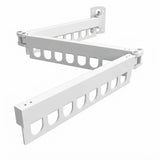 CARLA HOME 3-Fold Wall Mounted Clothes Drying Rack, Laundry Space Saver, White - Extra Image