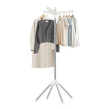 CARLA HOME Folding Clothes Drying Rack, 3 Rotatable Arms, Stainless Steel