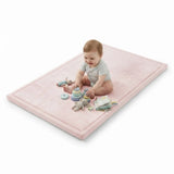 CARLA HOME Baby Play Mat 150x200cm, Thick Foam Crawling Mat, Infants, Pink - Low Angle