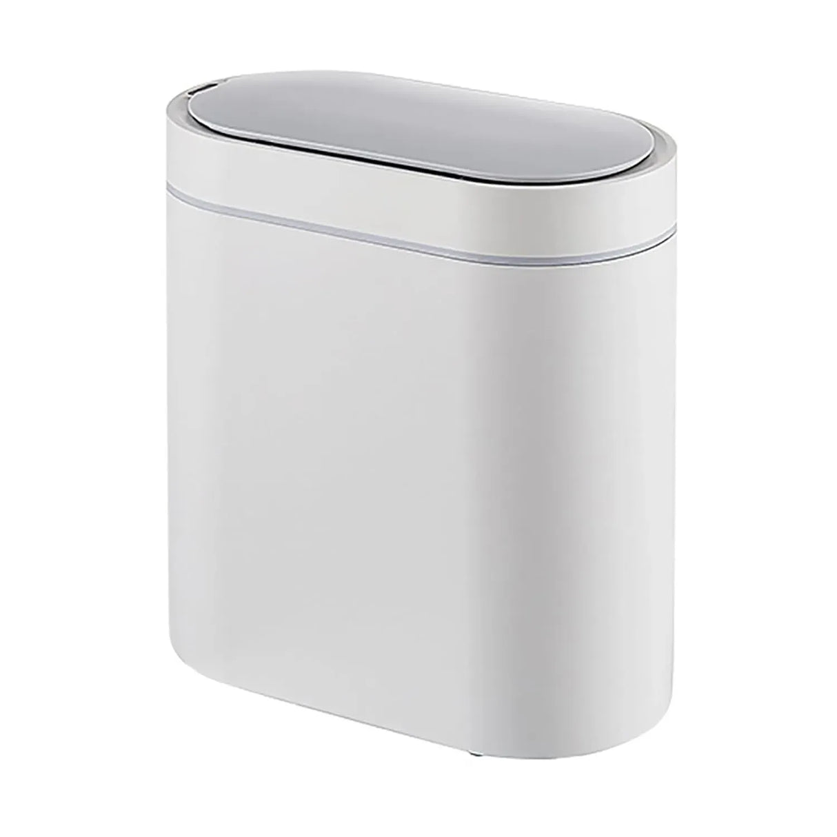 CARLA HOME 7L Automatic Trash Bin with Lid, Motion Sensor Garbage Can White