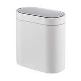 CARLA HOME 7L Automatic Trash Bin with Lid, Motion Sensor Garbage Can White
