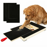 CARLA HOME Dog Nail Scratch Board with Snack Box Sandpaper Puppy Nail Pet