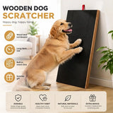 CARLA HOME Dog Nail Scratch Board with Snack Box Sandpaper Puppy Nail Pet - Front View