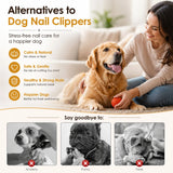 CARLA HOME Dog Nail Scratch Board with Snack Box Sandpaper Puppy Nail Pet - Side View