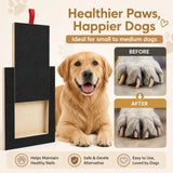 CARLA HOME Dog Nail Scratch Board with Snack Box Sandpaper Puppy Nail Pet - Top-Down View