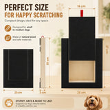 CARLA HOME Dog Nail Scratch Board with Snack Box Sandpaper Puppy Nail Pet - 45-Degree Angle