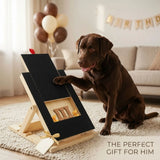 CARLA HOME Dog Nail Scratch Board with Snack Box, Height Adjustable Puppy Nail Pet - Extra Image