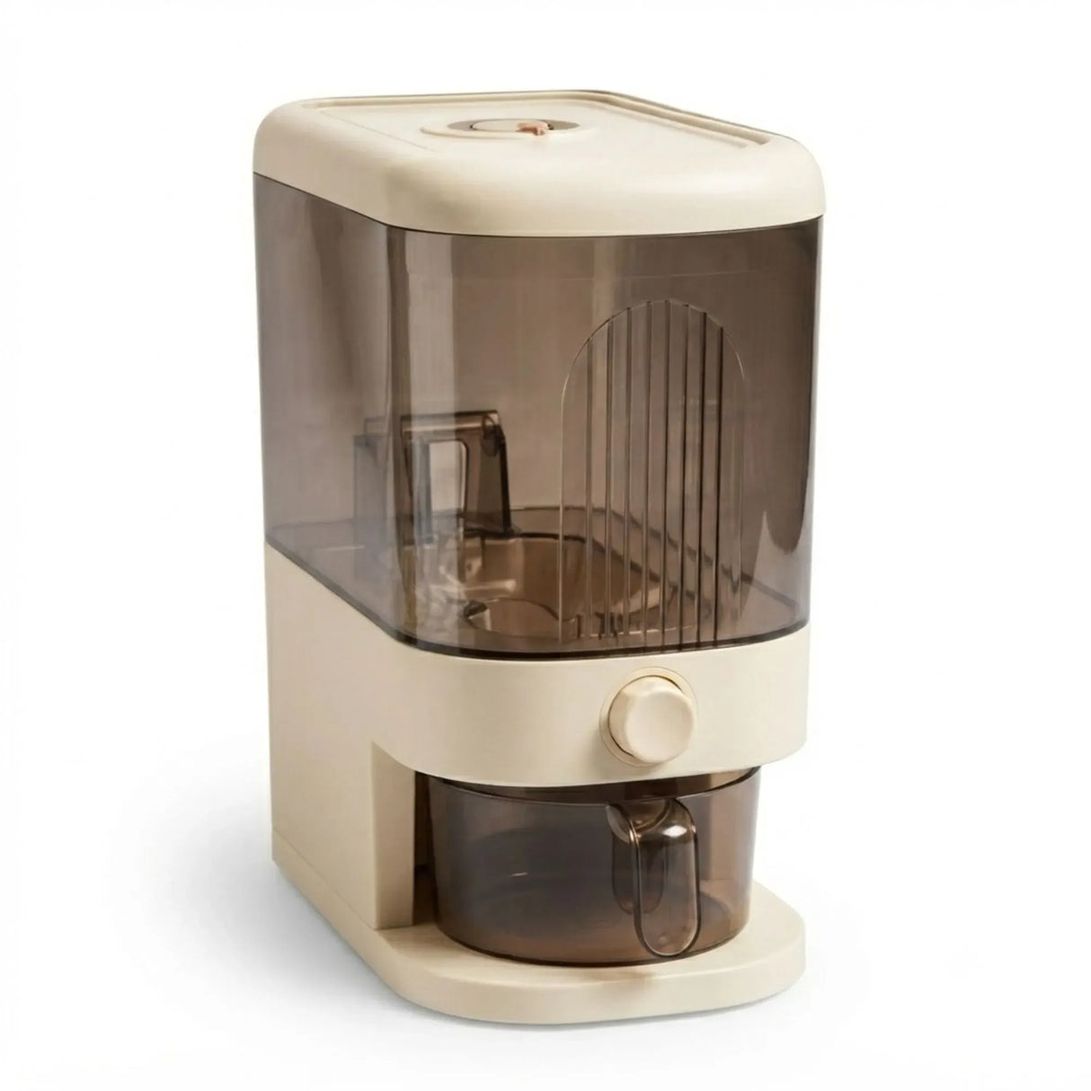 CARLA HOME Rice Dispenser 5kg Large Storage, Press Button Grain Container Kitchen