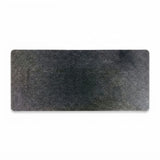 CARLA HOME Felt Desk Mat, Large Mouse Pad 80x40cm, Grey Cotton Linen Fabric - Extra Image