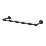 CARLA HOME Industrial Pipe Wall Clothes Rack, 92cm Bar Garment Rack - Low Angle