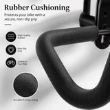 CARLA HOME 2-Pack Bike Wall Mount Rack - Adjustable Hook - Black - Adjustable Fixed Bike - Low Angle