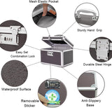 Portable Combination Medicine Box (Coffee/Small) - Top-Down View