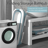 Folding Portable Bathtub Freestanding Spa , Large 148 cm - Close-Up Angle