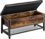 2 Tier Shoe Storage Bench - Front View