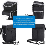 Car Trash Can Lid Holder Storage Bag Organizer - Low Angle