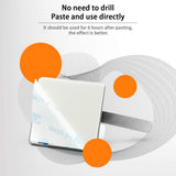 4 Pack Strong Self Adhesive Hooks for Kitchen and Bathroom - Rear View