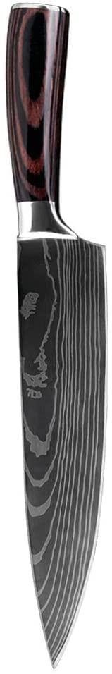 Professional Chef's Knives for Kitchen and Restaurants (20 cm) - Front View