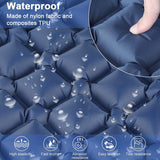 Ultralight Inflatable Camping Sleeping Pad with Pillow for Travelling and Hiking - Side View