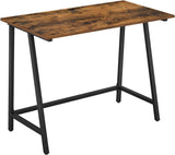 Industrial Rustic Steel Writing Desk for Home Office