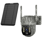 4G Solar Trail Camera in Black with 2.5K Resolution and Live Monitoring