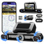4 Channel 4K Dash Cam with 5G WiFi, GPS, 128GB eMMC, and Hardwire Kit