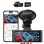 4K Dash Camera with Touch Screen, Black, Front and Rear, 64GB Card Included