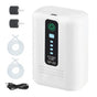 Aquarium Oxygen Pump Black USB Rechargeable Air Pump for Fish Tanks and Bait Buckets with 2 Outlets