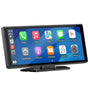 10.26" Portable Black Car Wireless Apple CarPlay Android Auto FM Touch Screen Radio