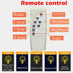 Solar LED Street Light with Radar Sensor, Black, 640W, Outdoor Flood Lamp