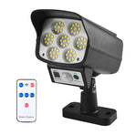 LED Motion Solar Sensor Light 63 LED Black Outdoor Security Flood Lamp 2-Pack