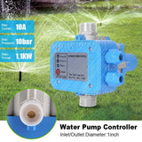 Automatic Water Pump Controller Pressure Switch Electronic Unit in Blue for Irrigation - Extra Image