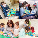 Multicolour Montessori Sensory Busy Board for Kids - Multi-Colour Learning Toy - Extra Image