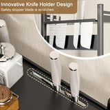 3-Tier Black Stainless Steel Spice Rack Kitchen Condiment Storage Shelf 40x16x54cm - Extra Image