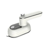 Portable Mini Handheld Garment Steamer in Creamy White for Home & Travel