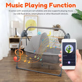 Electric Bassinet Crib Grey Baby Cradle with Lullabies and Remote Control - Extra Image