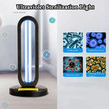 38W Black UVC UV Light Ozone Germicidal Lamp for Home and Office Disinfection - Close-Up Angle