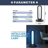 38W Black UVC UV Light Ozone Germicidal Lamp for Home and Office Disinfection - Extra Image