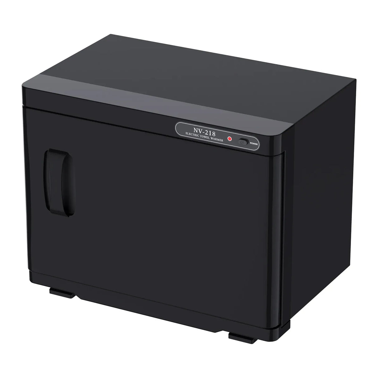 23L Black Hot Towel Warmer UV Sterilizer Disinfection Cabinet for Salon and Spa