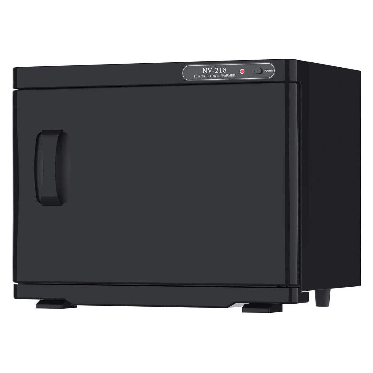 23L Black Hot Towel Warmer UV Sterilizer Disinfection Cabinet for Salon and Spa