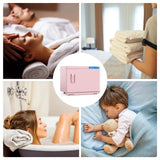 Pink 23L Hot Towel Warmer Cabinet with UV Sterilizer for Salon and Home Use - Front View