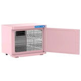 Pink 23L Hot Towel Warmer Cabinet with UV Sterilizer for Salon and Home Use - Extra Image