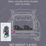 Lightweight Compact Baby Stroller Pram in Black and Grey – Foldable Travel Design - 45-Degree Angle