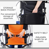 Blue Wheelchair Lightweight 20