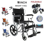 Blue Wheelchair Lightweight 20