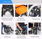 Black Wheelchair Lightweight 20